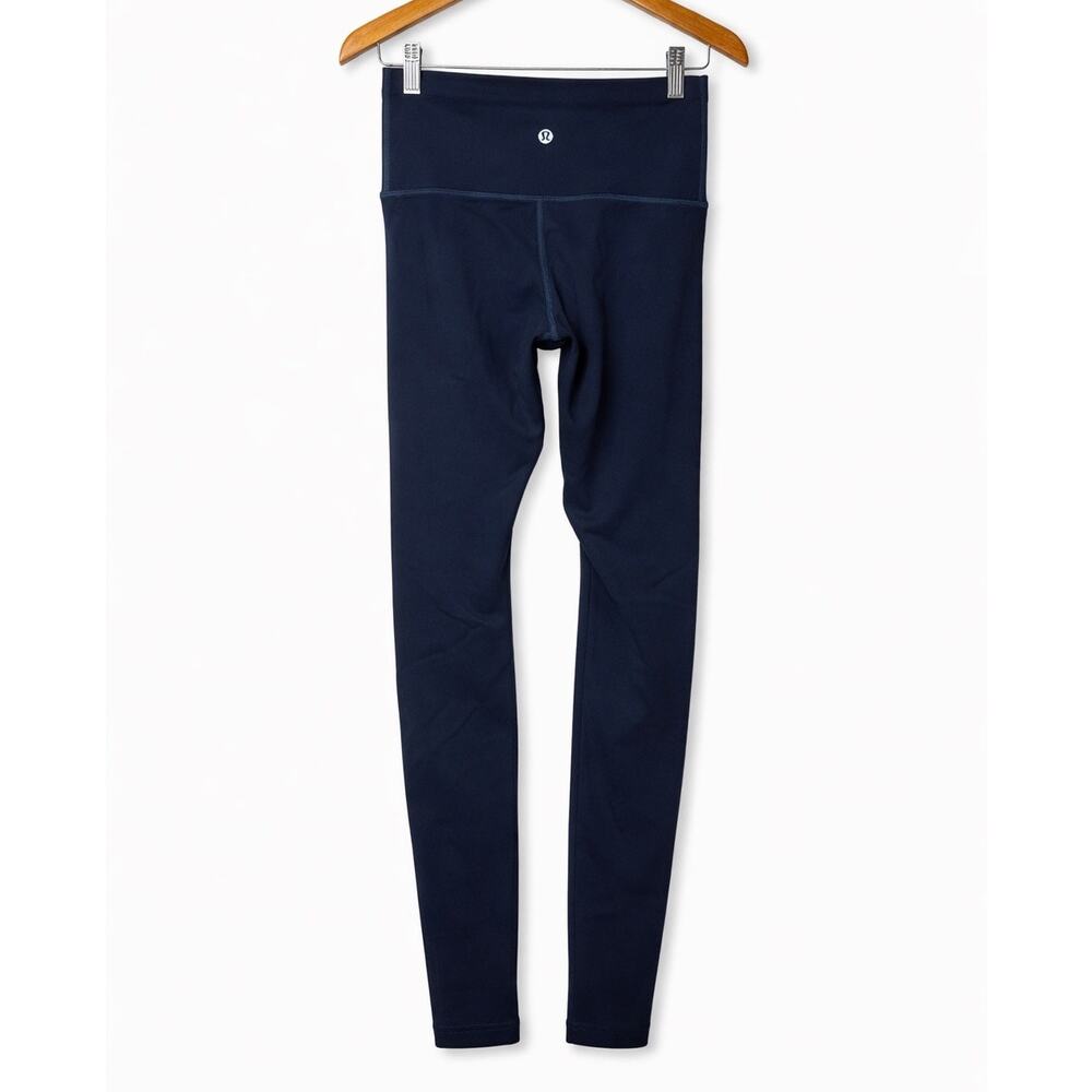 Lululemon Navy Blue High Rise Leggings Size 2 Align/Wunder Train Buttery Soft